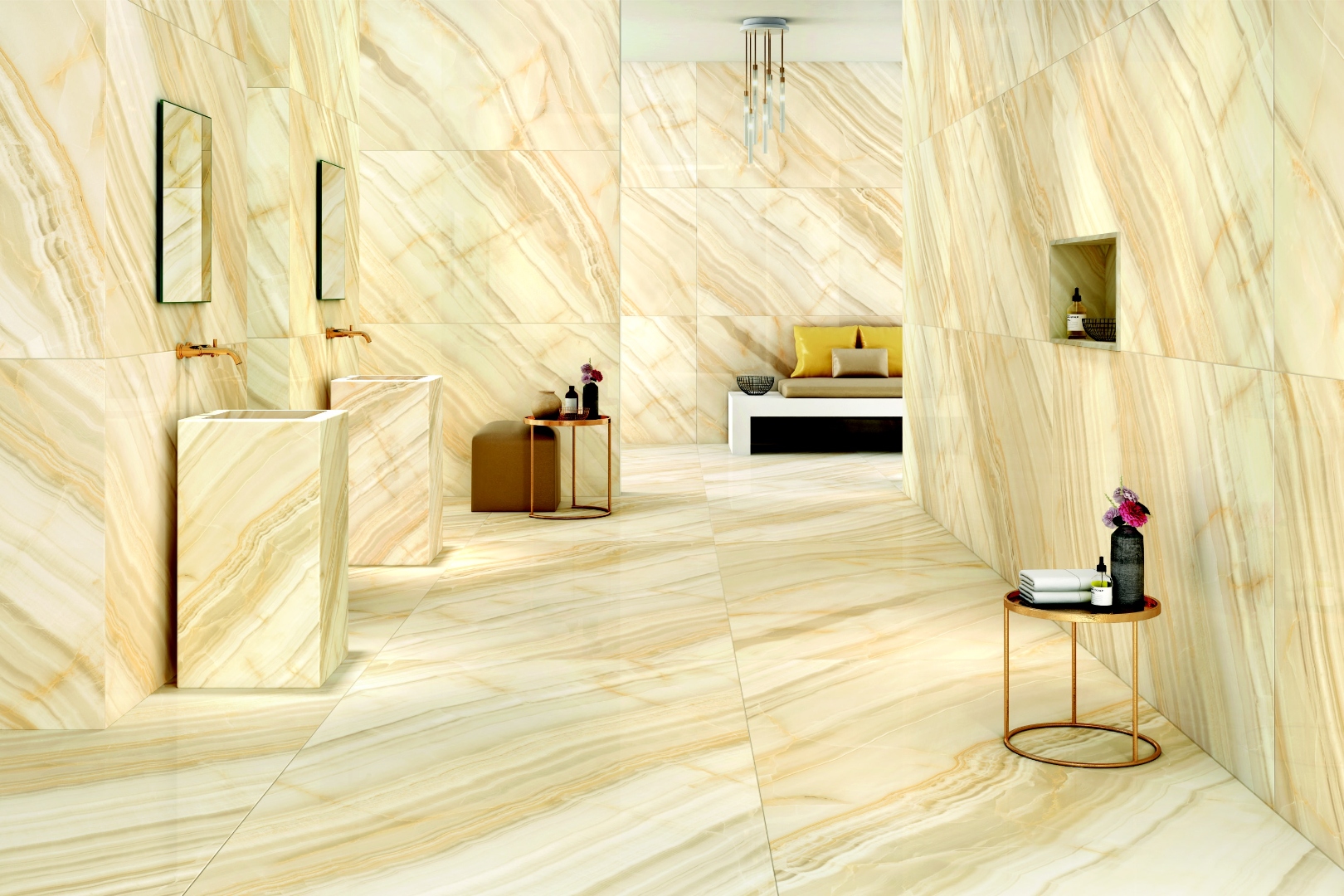 Natural stone tile installation — Arnautu Keramik Basel